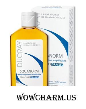 DUCRAY / Шампунь для волос Squanorm Anti-dandruff Treatment Shampoo Oily Dandruff