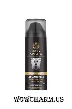Natura Siberica / Увлажняющий гель для бритья «Сила медведя»