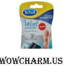 Scholl / Сменные ролики Velvet Smooth diamond crysta