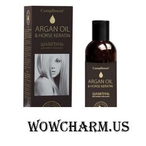 Compliment / Шампунь для любого типа волос Argan Oil & Horse Keratin