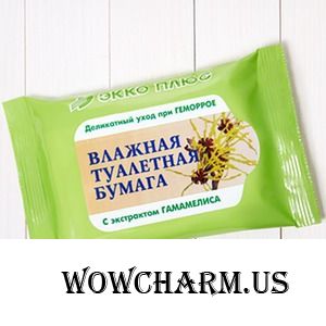 "Экко плюс" / Влажная туалетная бумага (Гамамелис)