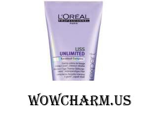 L'OREAL / Разглаживающий несмываемый крем для сухих и непослушных волос Liss Unlimited