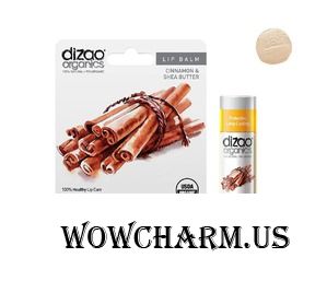 Dizao Organics / Органический защитный бальзам для губ. Корица и масло ши.