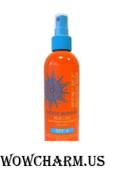 Le Cafe de Beaute / Масло для равномерного загара SPF 4