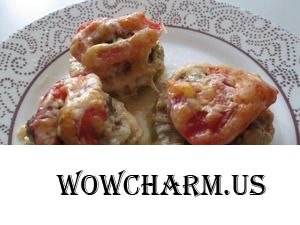 Мясные "сугробики" с кабачками