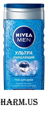 Nivea Men / Гель для душа ультраочищающий