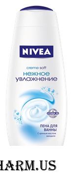 NIVEA / Пена для ванны Нежное увлажнение
