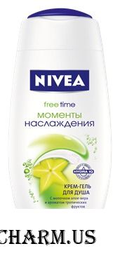 NIVEA / Крем-гель для душа Моменты наслаждения