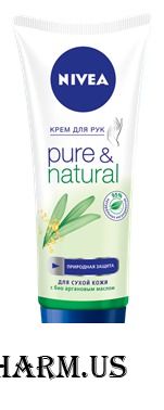 NIVEA / Крем для рук PURE&NATURAL