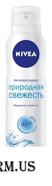 NIVEA / Дезодорант-антиперспирант Природная свежесть спрей 150 мл