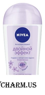 NIVEA / Дезодорант-антиперспирант Двойной эффект VIOLET SENSES стик 40 мл