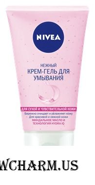 NIVEA / Нежный крем-гель для умывания для сухой кожи