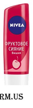 NIVEA / Бальзам для губ Фруктовое сияние вишня