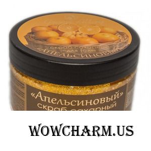 "Зеленый Алтай" / Скраб сахарный для тела "Апельсиновый"