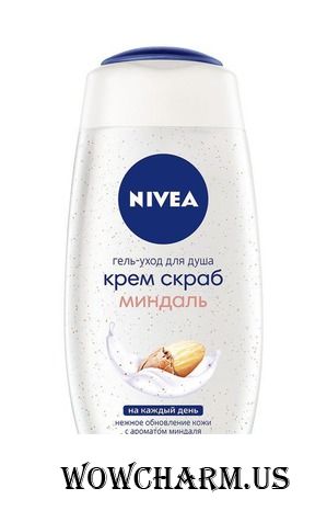 NIVEA / Гель-уход для душа Крем-скраб Миндаль