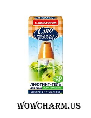 "Сто рецептов красоты" / Лифтинг-гель для лица "Ультра-увлажнение"