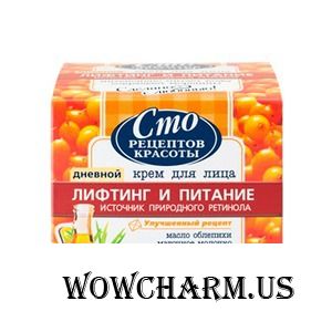 "Сто рецептов красоты" / Крем дневной для лица "Лифтинг и питание"