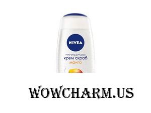NIVEA / Гель-скраб для душа cream scrub mango for every day