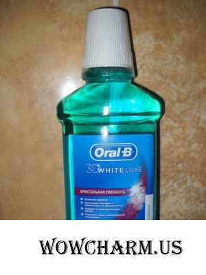 Ополаскиватель для полости рта от Oral-B - поможет освежиться и зубки защитит!