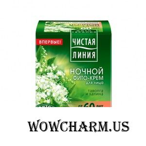 "Чистая линия" / Ночной фито-крем таволга и калина