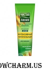 "Чистая линия" / Крем питательный ночной для сухой кожи