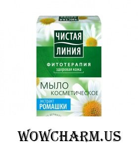 "Чистая линия" / Мыло косметическое Экстракт ромашки