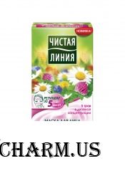 "Чистая линия" / Маска для лица Сила 5 трав