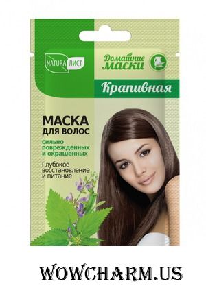 Naturalist / Крапивная маска для сильно поврежденных и окрашенных волос "Глубокое восстановление и питание"