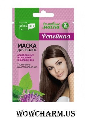 Naturalist / Репейная маска для ослабленных и склонных к выпадению волос "Укрепление и восстановление"