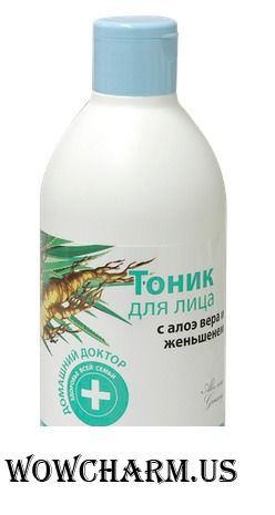 "Домашний доктор" / Тоник для лица с алоэ и женьшенем