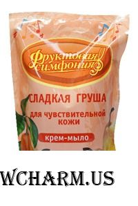 Floresan / Крем-мыло для чувствительной кожи Сладкая груша сменный блок