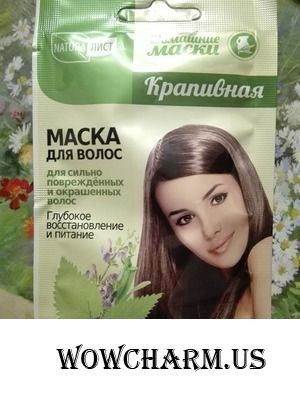 Крапивная маска поможет глубокому восстановлению волос