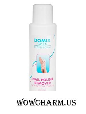 Domix / Жидкость для снятия лака Nail polish remover non aceton formula