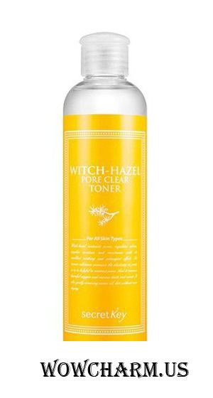 SECRET KEY / Тоник Тонер для сужения пор с экстрактом гамамелиса Witchhazel Pore Clear Toner