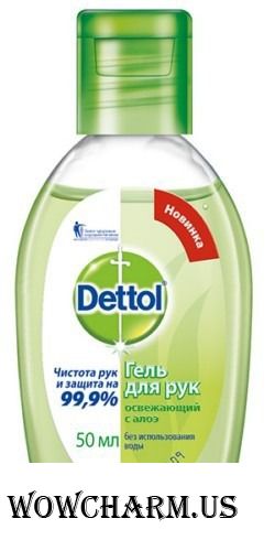 Dettol / Антибактериальный гель для рук "Освежающий" с алоэ