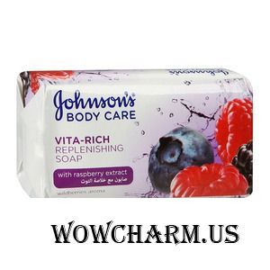 Johnson's Body Care / Мыло Vita Rich Replenishing soap with raspberry extract, wildberries arome