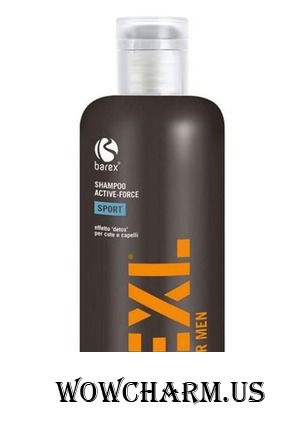 Barex / Шампунь для волос EXL for men Sport Shampoo Active Force