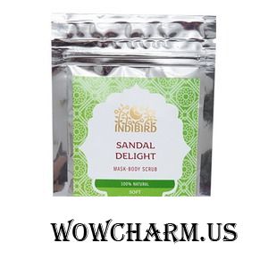 Indibird / Маска-скраб для тела Mask-Body Scrub Sandal Delight