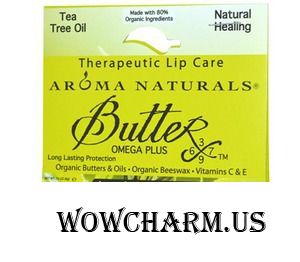 Aroma Naturals / Помада для губ Iced Green Tea - Therapeutic Lip Care