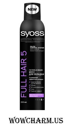 Syoss / Мусс для укладки Full Hair 5