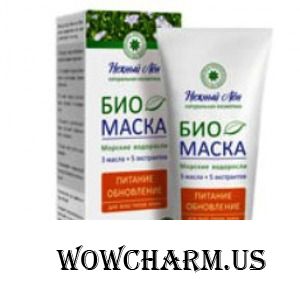 "Нежный лен" / Маска для лица Биомаска Морские водоросли 3 масла+5 экстрактов