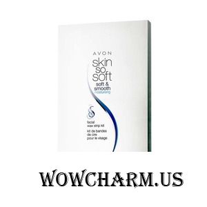 Avon / Набор для удаления волос на лице "Безупречная гладкость": восковые полоски + влажные салфетки с маслом Пенника лугового