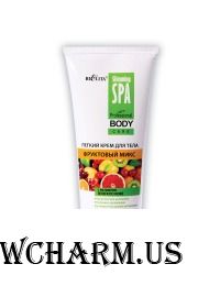 Bielita / Slimming Spa Лёгкий крем для тела “Фруктовый микс” с экстрактом зелёного кофе