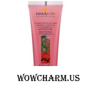 Faberlic / Гелевая маска для лица Комфорт и упругость Ароматная земляника серии Beauty Cafe