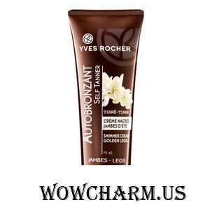 Yves Rocher / Перламутровый Крем-Автозагар для Ног Autobronzant Self Tanner Shimmer Cream Golden Legs
