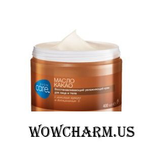 Avon / Восстанавливающий увлажняющий крем для лица и тела с маслом какао и витамином E
