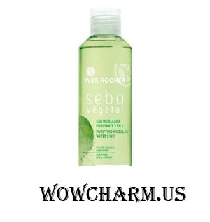 Yves Rocher / Очищающая Мицеллярная Вода 2 в 1 Sebo V'eg'etal Purifying Micellar Water 2 in 1