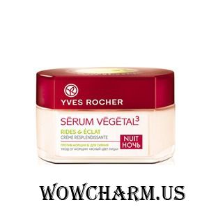 Yves Rocher / Ночной Уход от Морщин S'erum V'eg'etal Wrinkles Radiance Dazzling Cream Night