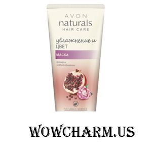 Avon / Маска для волос "Увлажнение и цвет. Гранат и масло камелии"