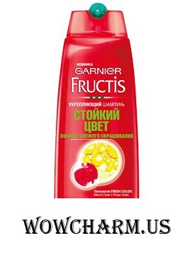 GARNIER / Fructis Стойкий Цвет Эффект свежего окрашивания Укрепляющий Шампунь
